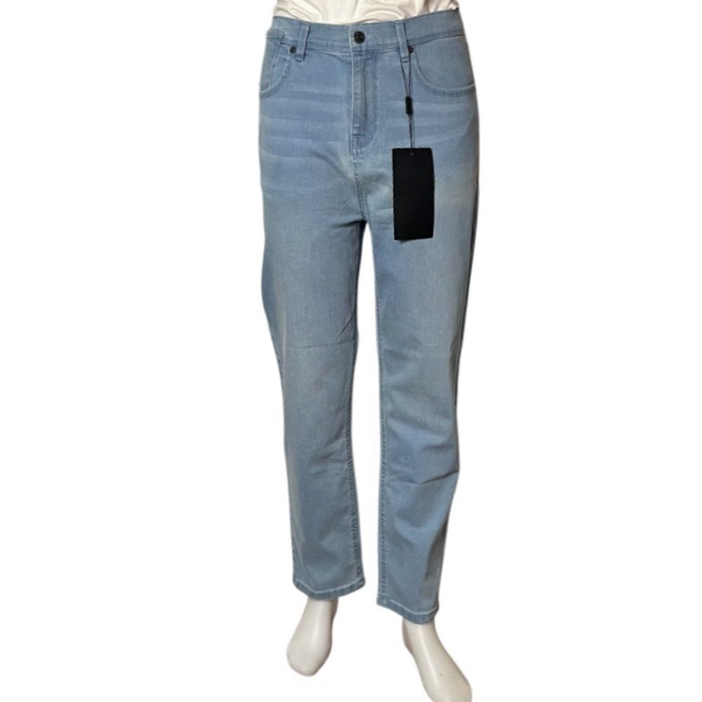 BARBELL Jeans Mom Fit Light Wash For Athletes Womens Size 29 NEW NWT